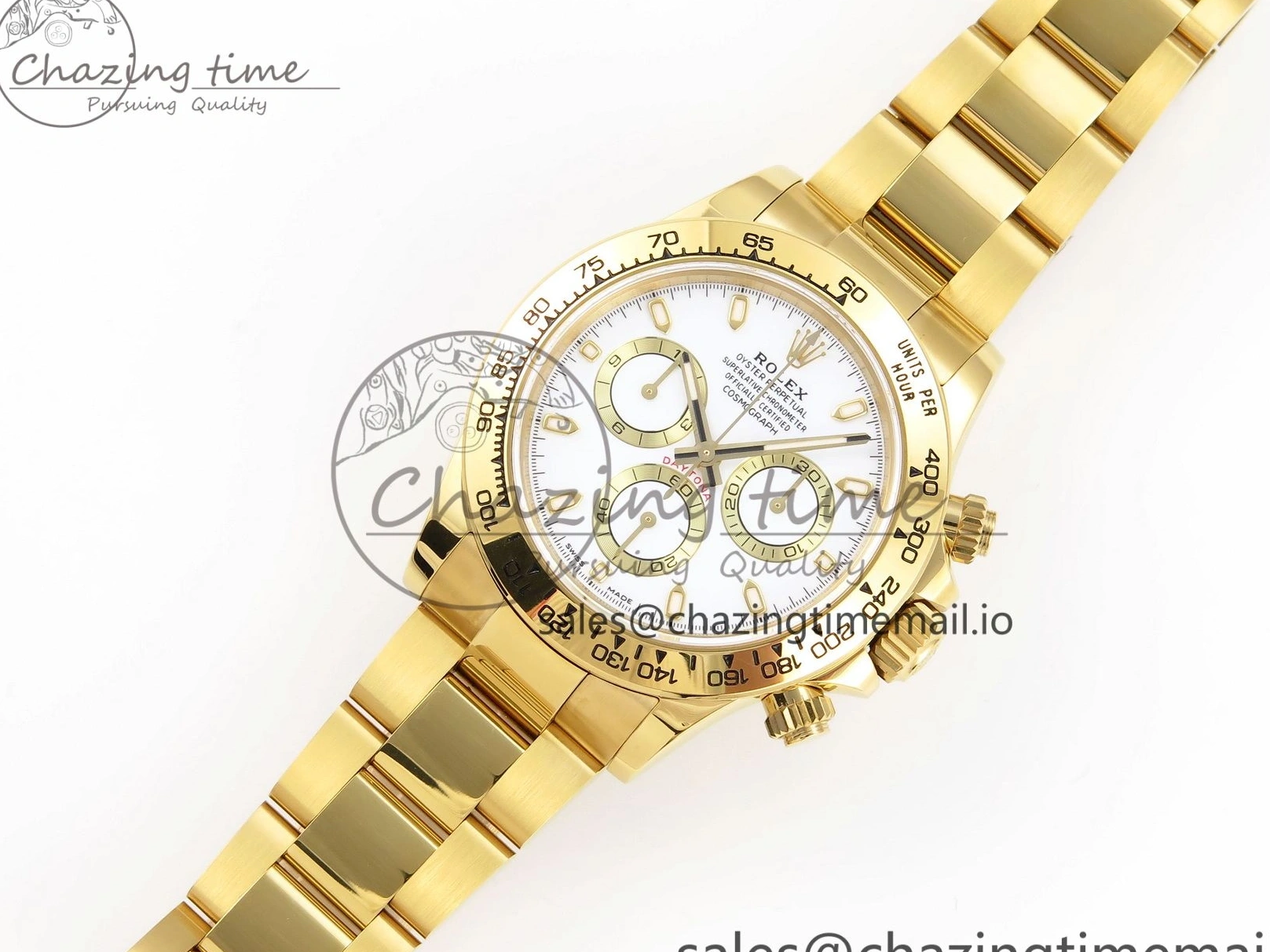 MiroTime 0509 Daytona 116508 KING 1:1 Best Edition White Dial on YG Bracelet SH Contemporary 1902